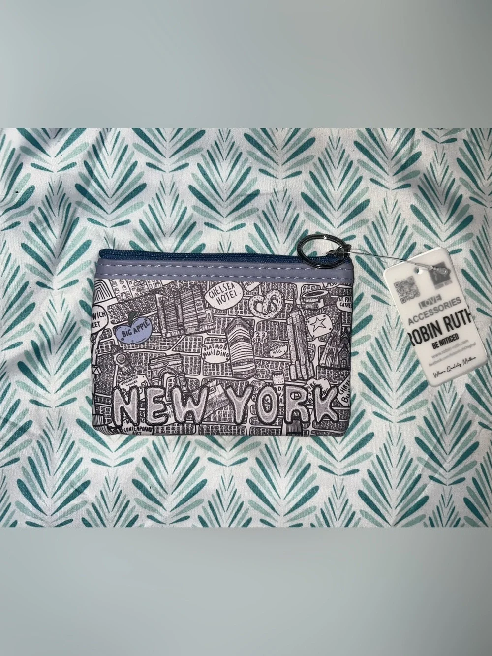 New York Sketched Map Coin Purse